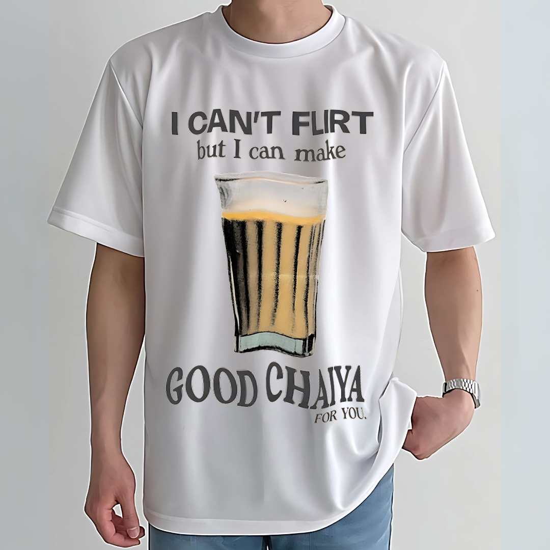 Flirt Fail, Chai Win" Tee
