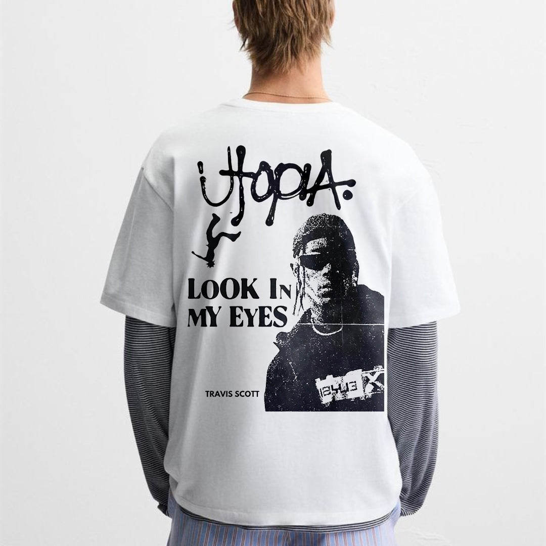 Travis Scott "Utopia" Oversized Graphic Tee