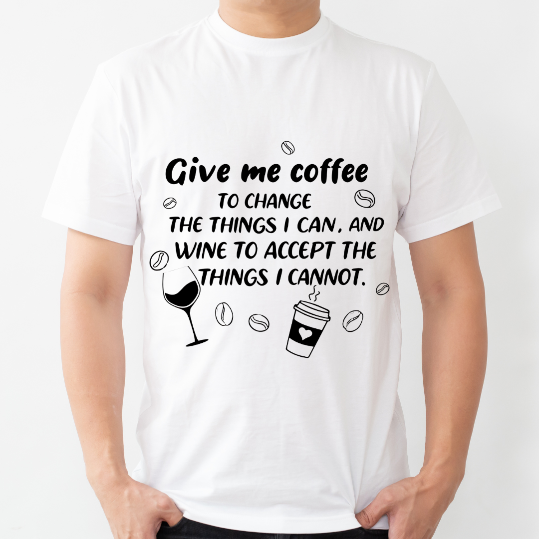 Caffeine & Cabernet – The Survival Plan Tee