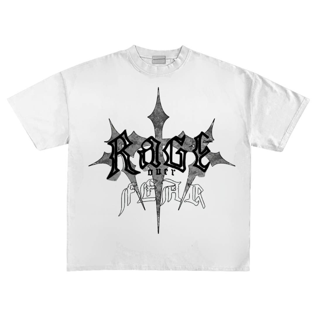 "RAGE OVER FEAR" Oversized Tee