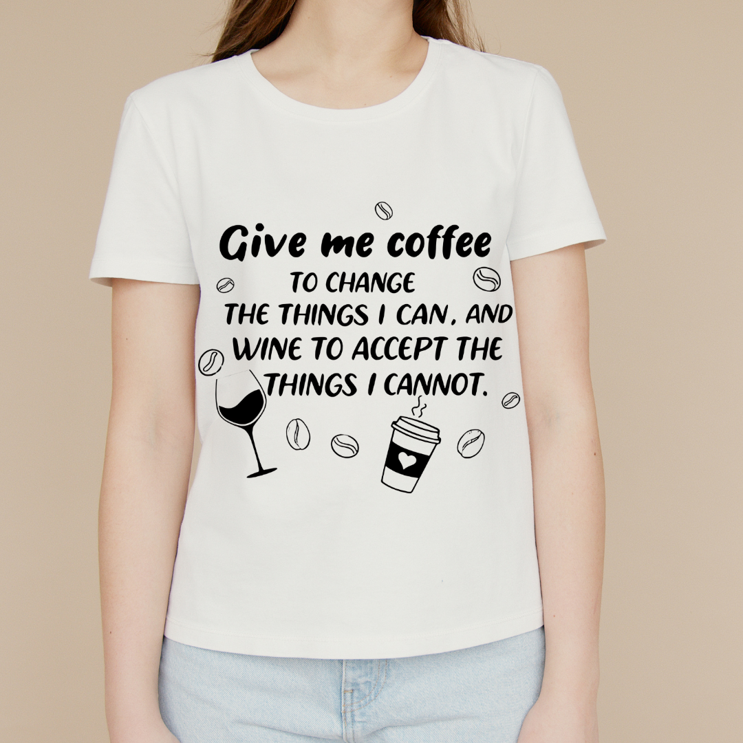 Caffeine & Cabernet – The Survival Plan Tee