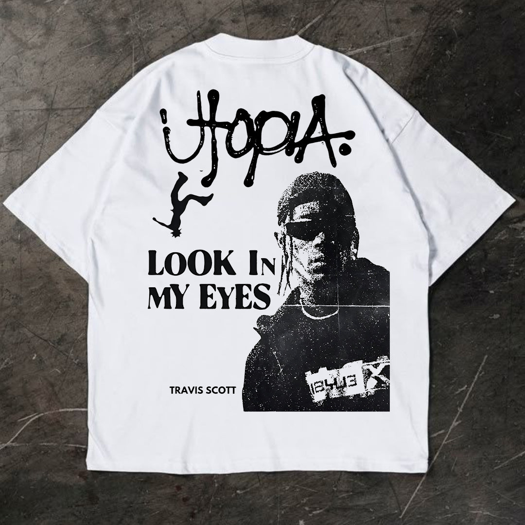 Travis Scott "Utopia" Oversized Graphic Tee