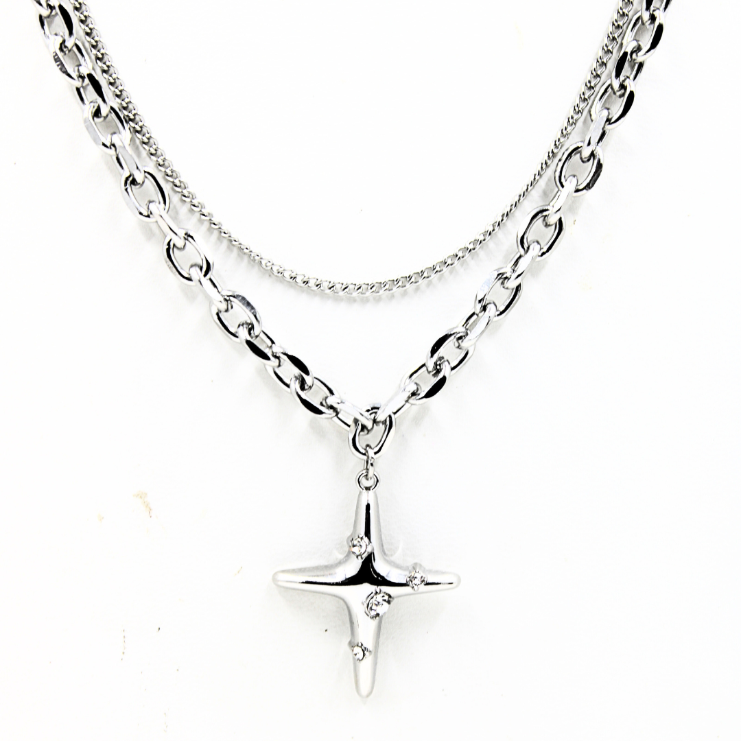 Y2K Star Necklace