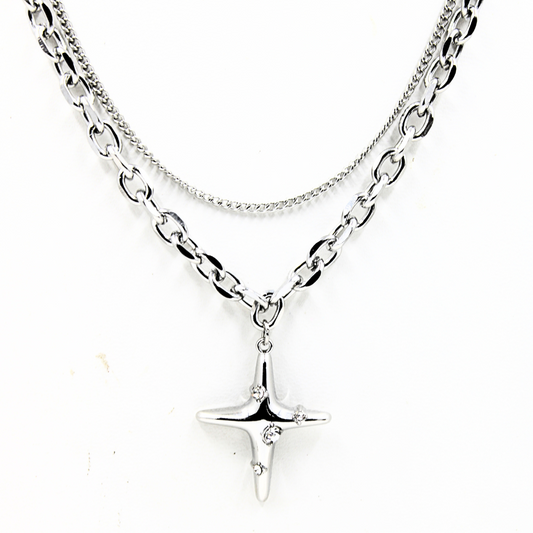 Y2K Star Necklace
