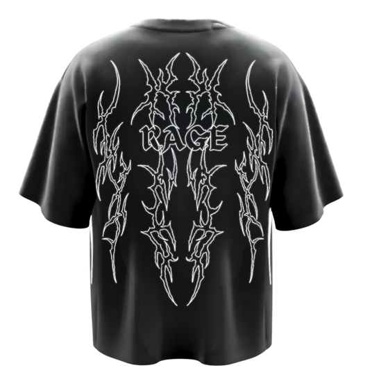 "RAGECORE" oversized tee