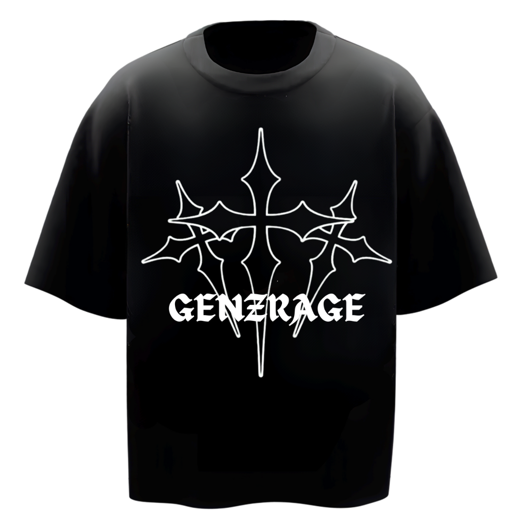 "RAGECORE" oversized tee