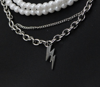 Retro Y2K Double Chain Necklace