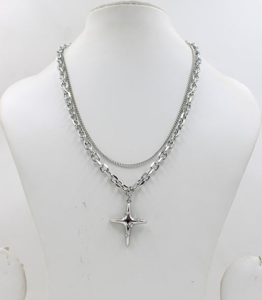 Y2K Star Necklace