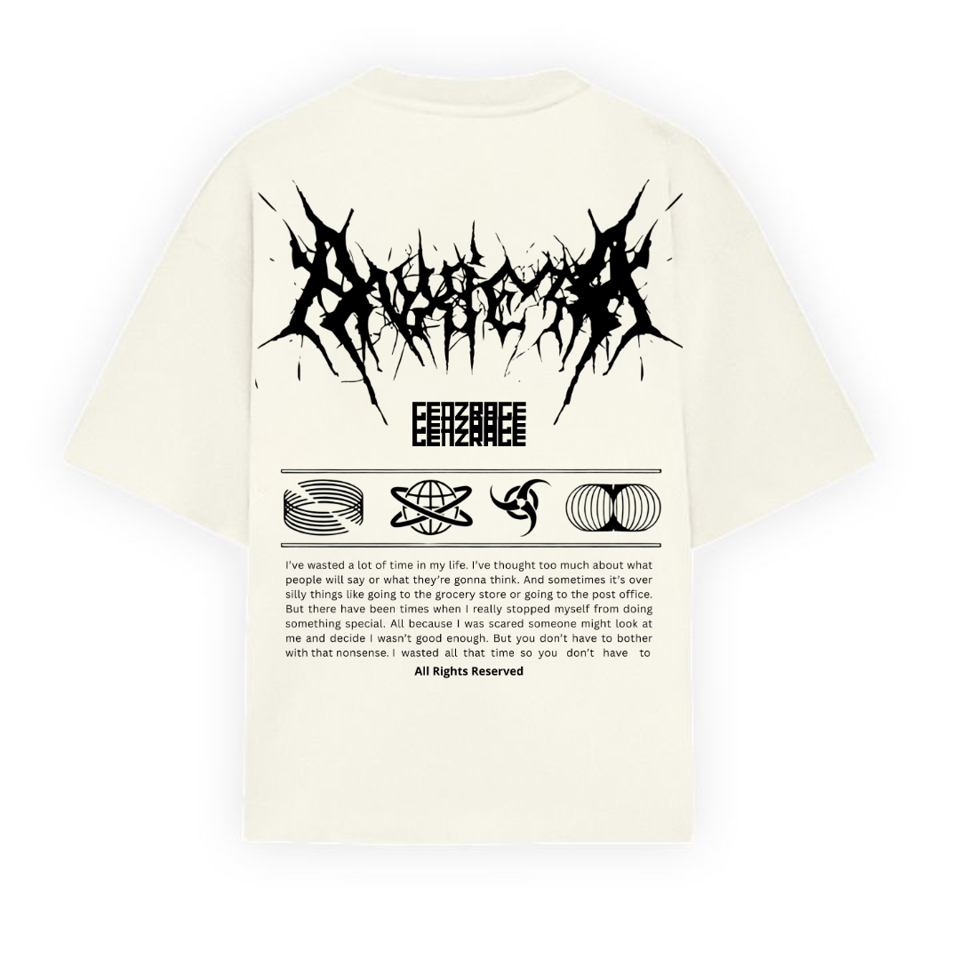 "WASTED TIME" Oversized Tee