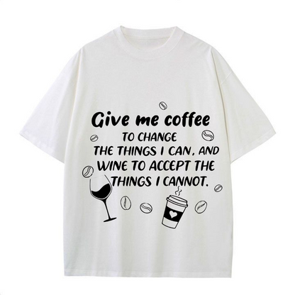 Caffeine & Cabernet – The Survival Plan Tee