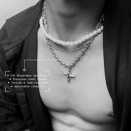 Y2K Star Necklace