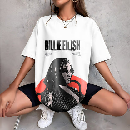 "Billie Unfiltered – Oversized Statement Tee"