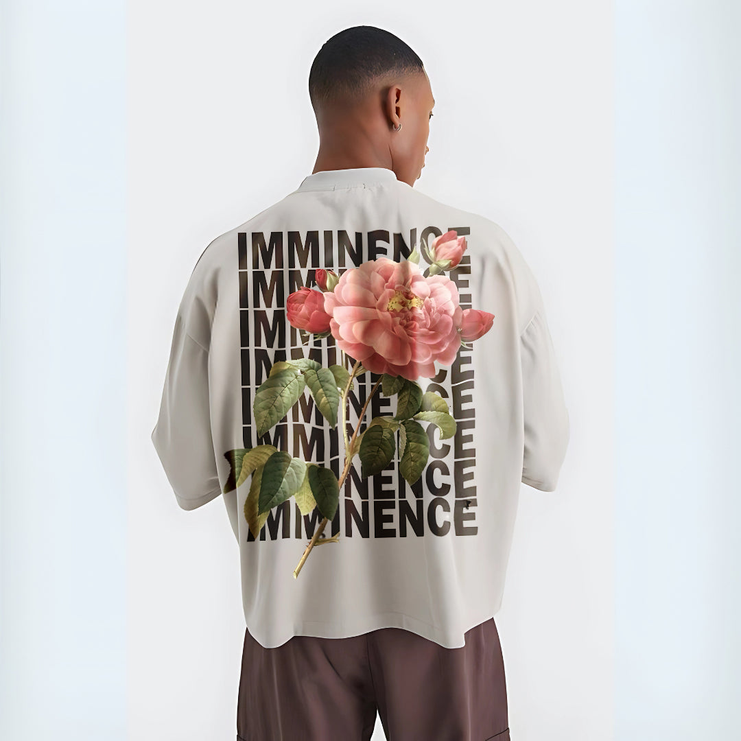 "Floral Imminence" - Oversized Statement Tee